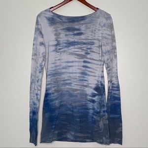 Tie dye long sleeve tee